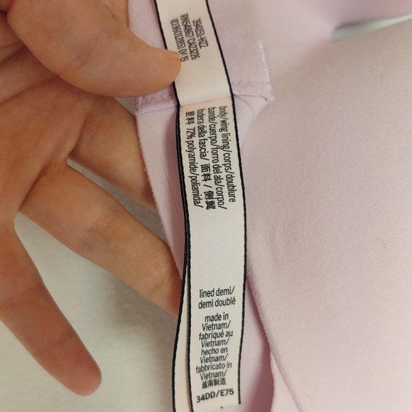 Victoria's Secret Soft Pink Bra 34DD - Picture 4 of 4